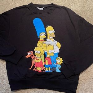 Zara Women’s Black “Simpsons” Sweater.